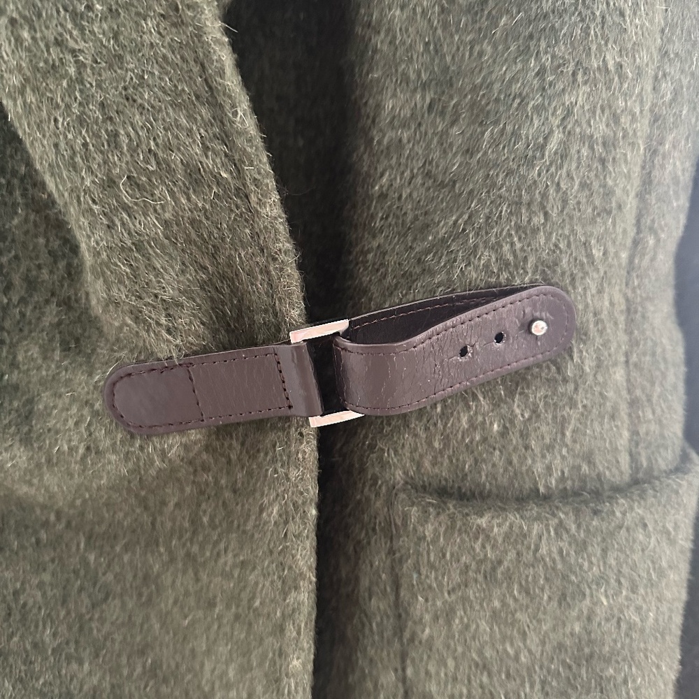 Lauren by Ralph Lauren Wool Hooded Wrap Jacket - Picture 4 of 12